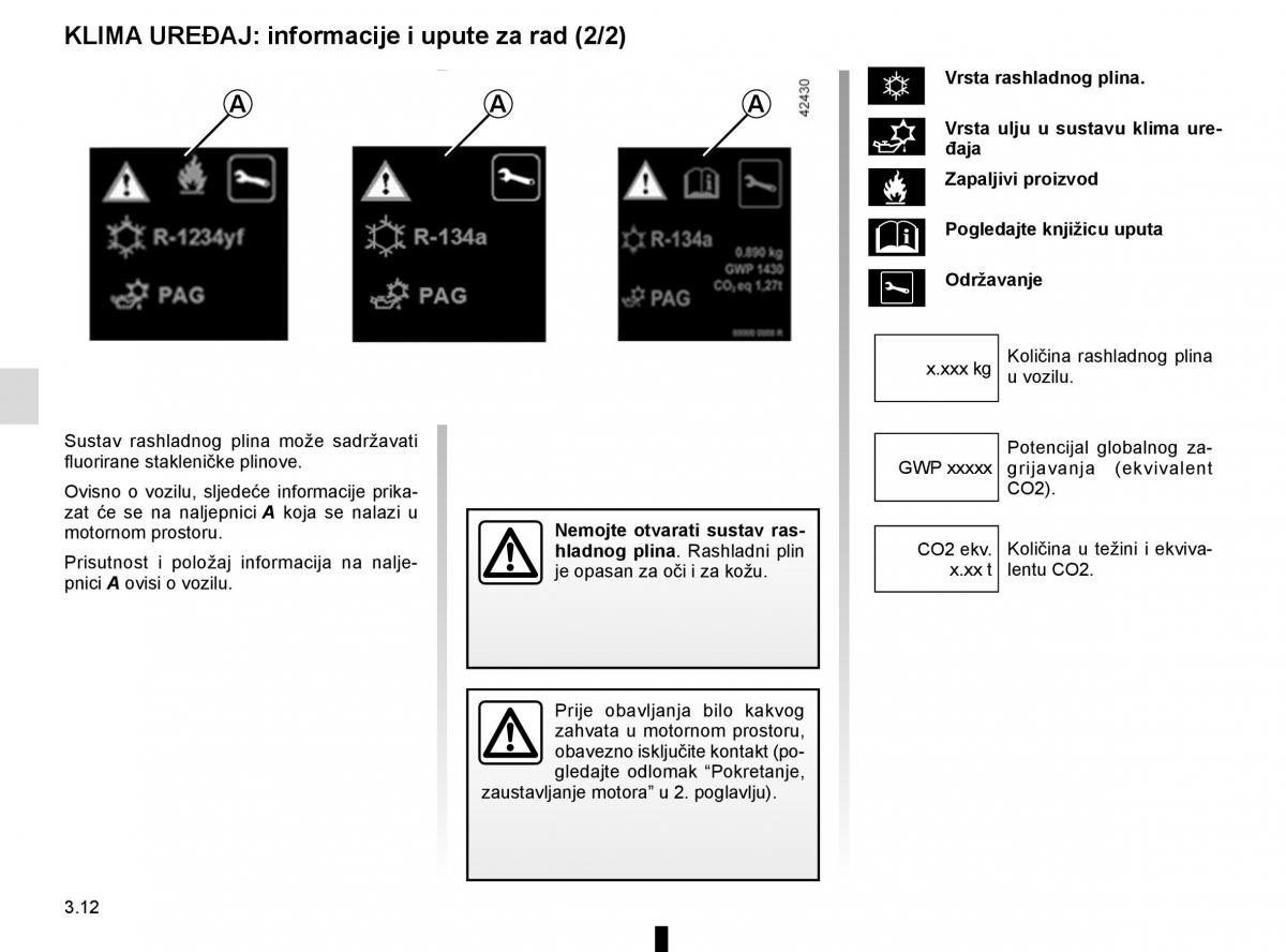 Renault Captur vlasnicko uputstvo / page 146