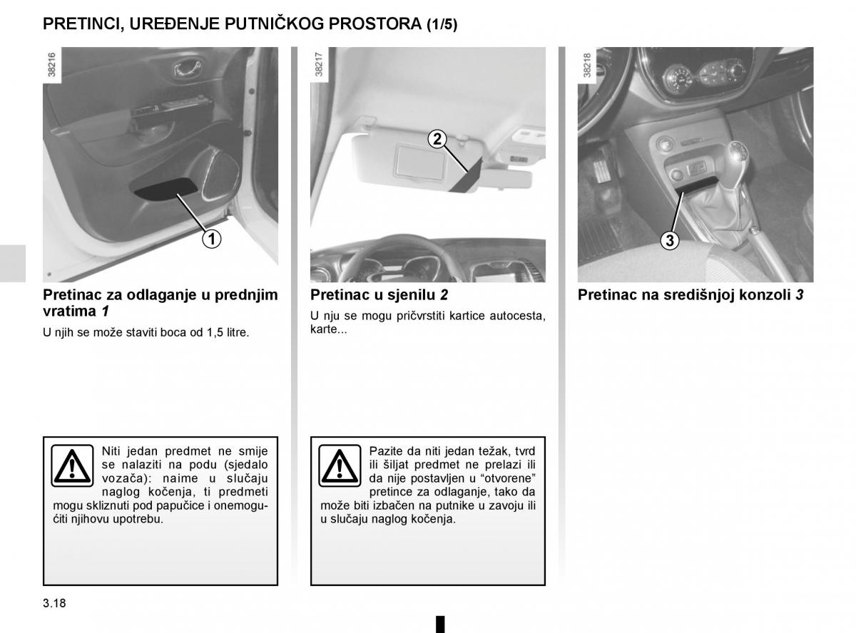 Renault Captur vlasnicko uputstvo / page 152