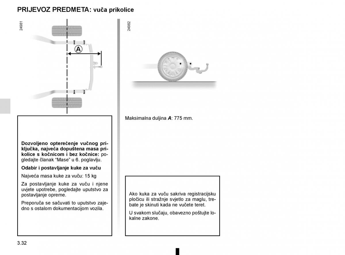 Renault Captur vlasnicko uputstvo / page 166