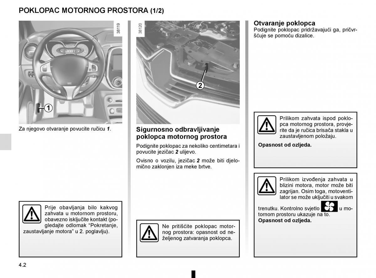 Renault Captur vlasnicko uputstvo / page 170