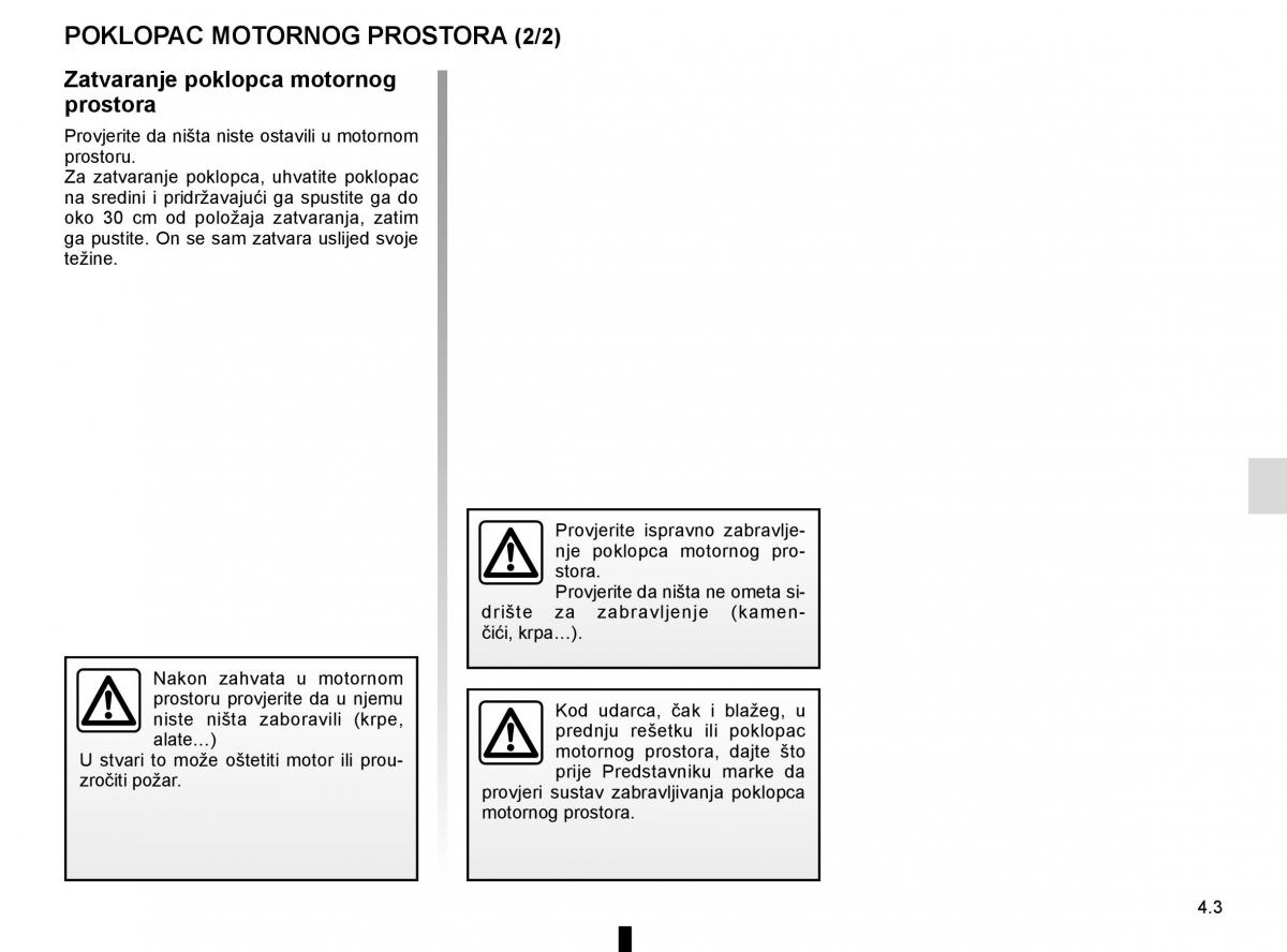 Renault Captur vlasnicko uputstvo / page 171