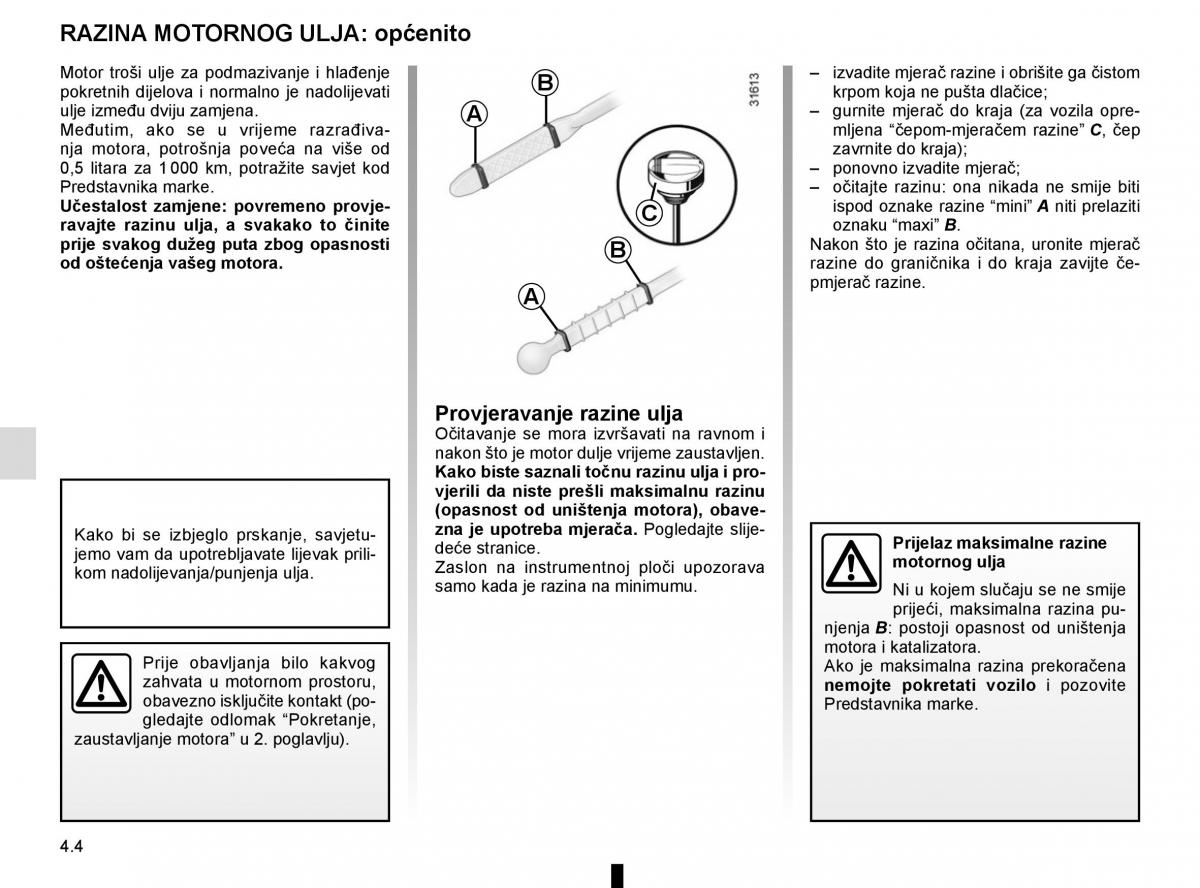 Renault Captur vlasnicko uputstvo / page 172