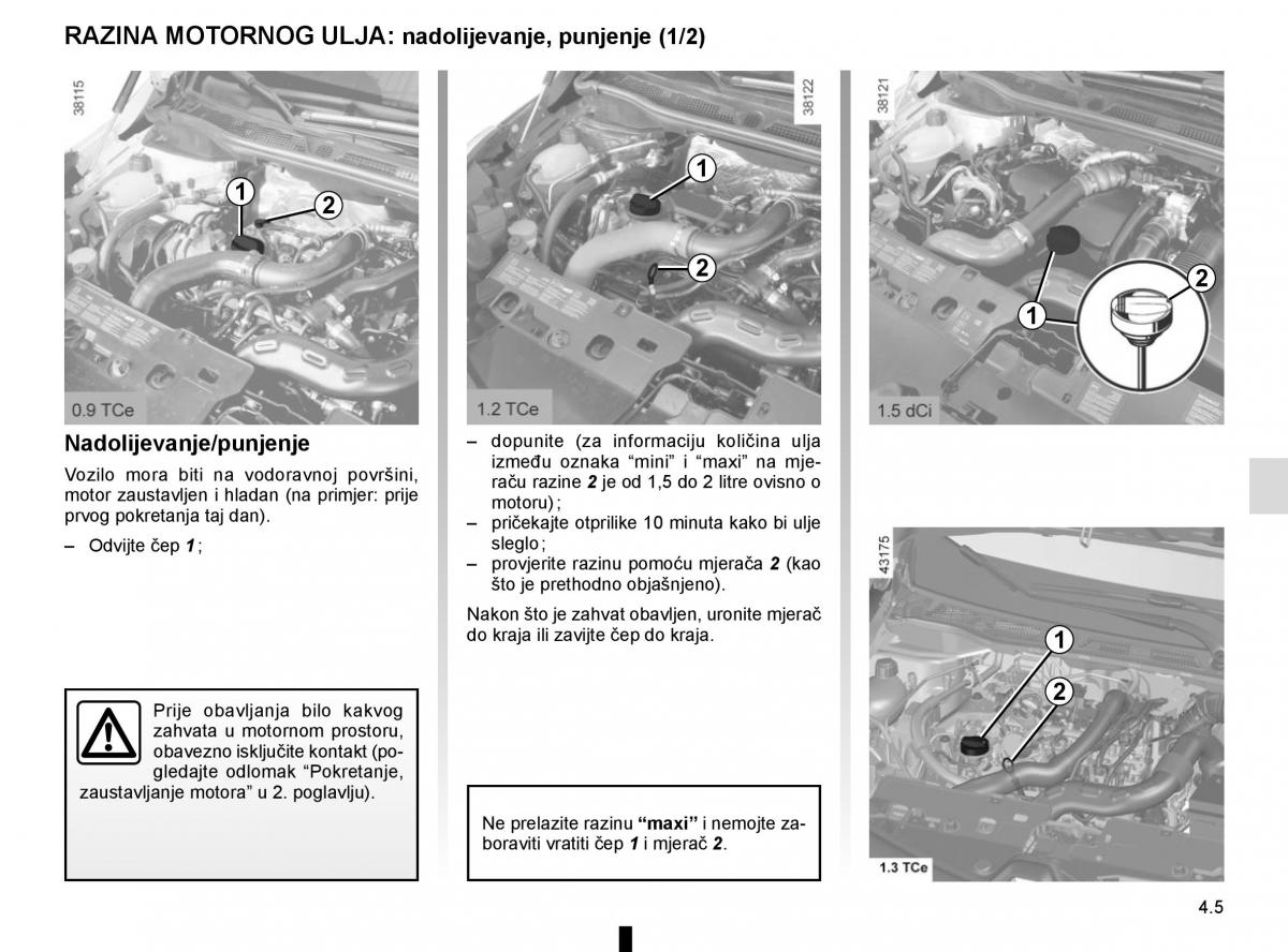 Renault Captur vlasnicko uputstvo / page 173