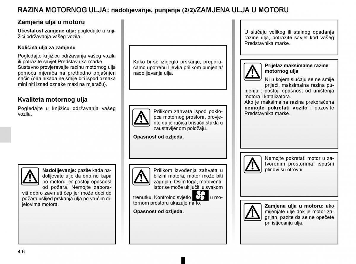 Renault Captur vlasnicko uputstvo / page 174