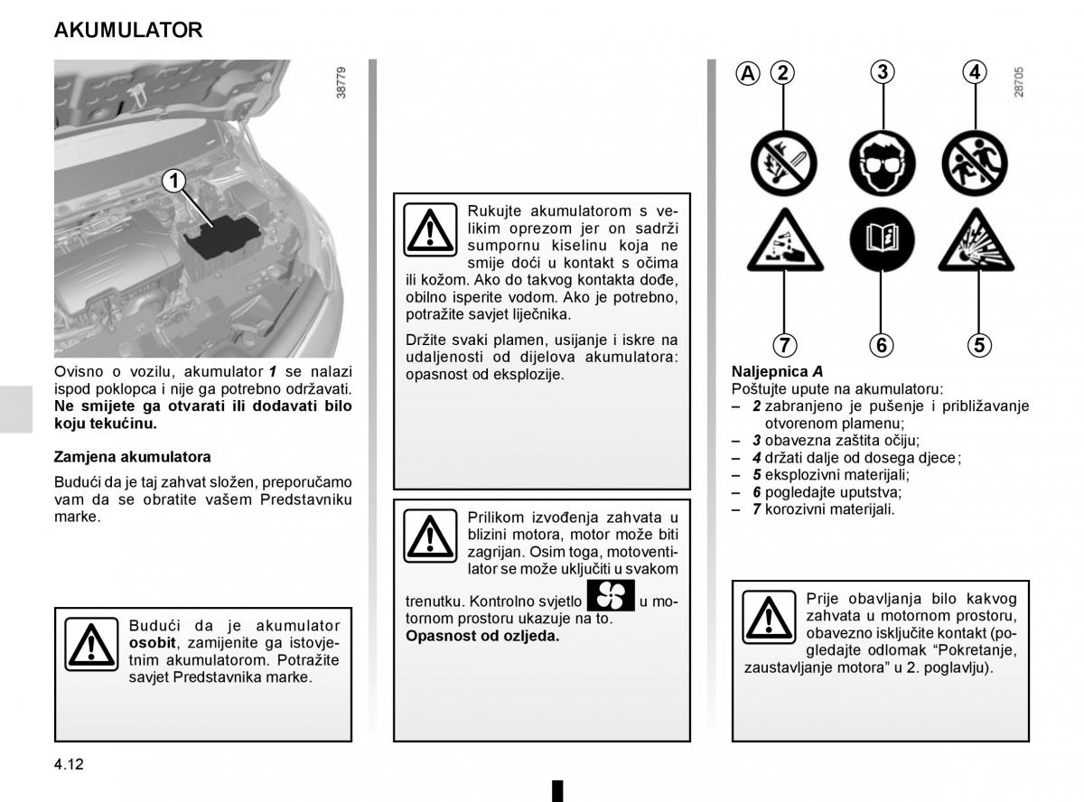 Renault Captur vlasnicko uputstvo / page 180