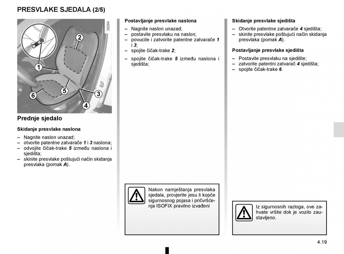 Renault Captur vlasnicko uputstvo / page 187