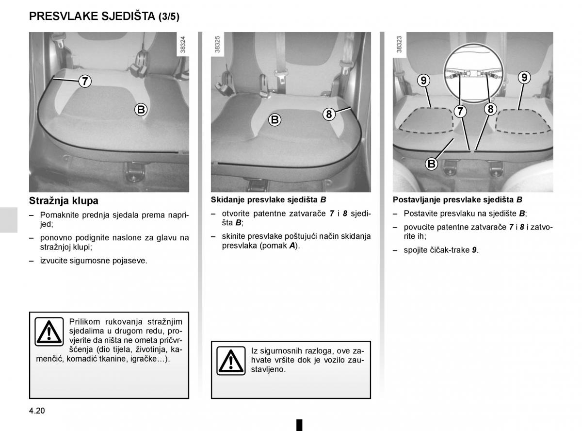 Renault Captur vlasnicko uputstvo / page 188