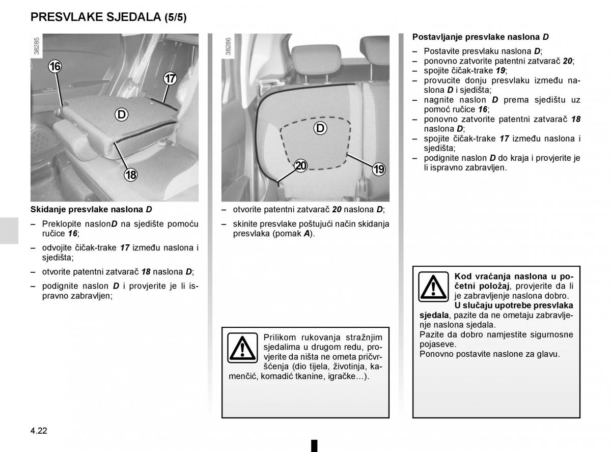 Renault Captur vlasnicko uputstvo / page 190