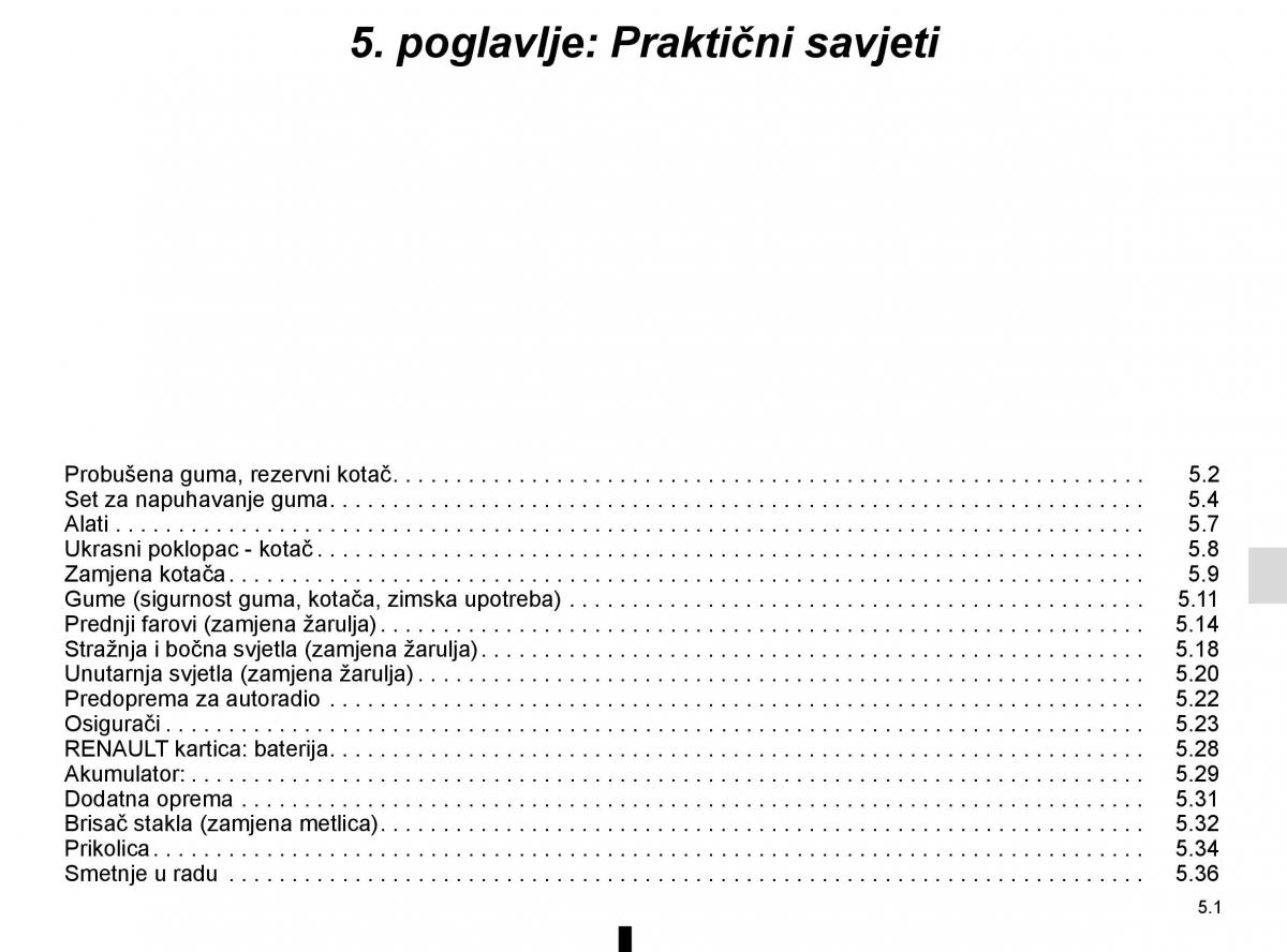 Renault Captur vlasnicko uputstvo / page 191