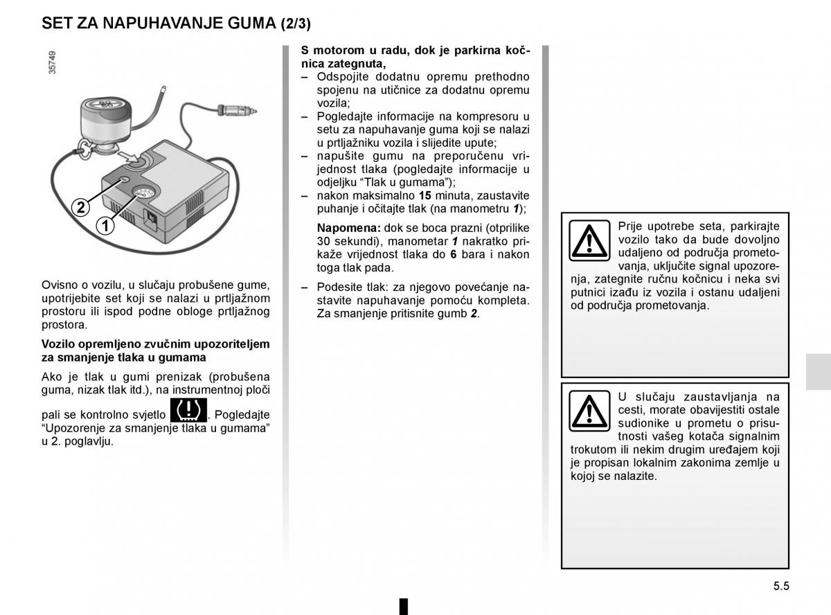 Renault Captur vlasnicko uputstvo / page 195