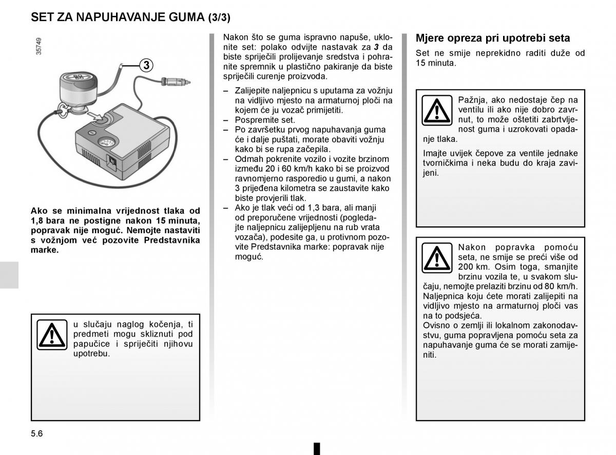 Renault Captur vlasnicko uputstvo / page 196