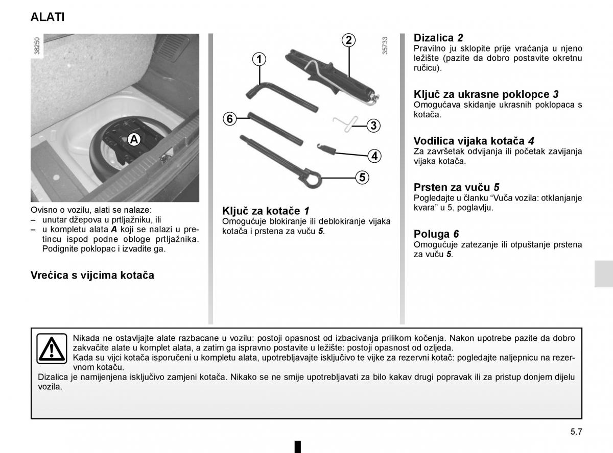 Renault Captur vlasnicko uputstvo / page 197