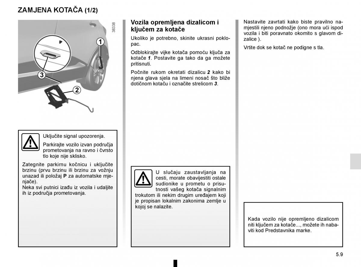 Renault Captur vlasnicko uputstvo / page 199