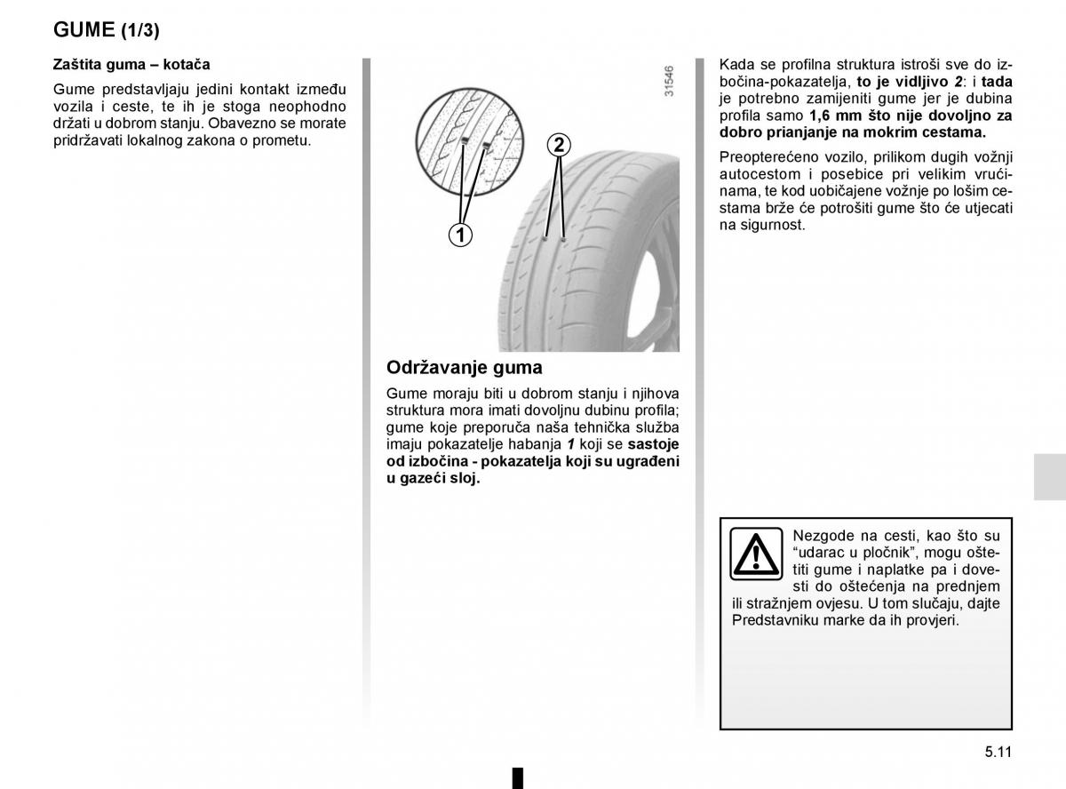 Renault Captur vlasnicko uputstvo / page 201