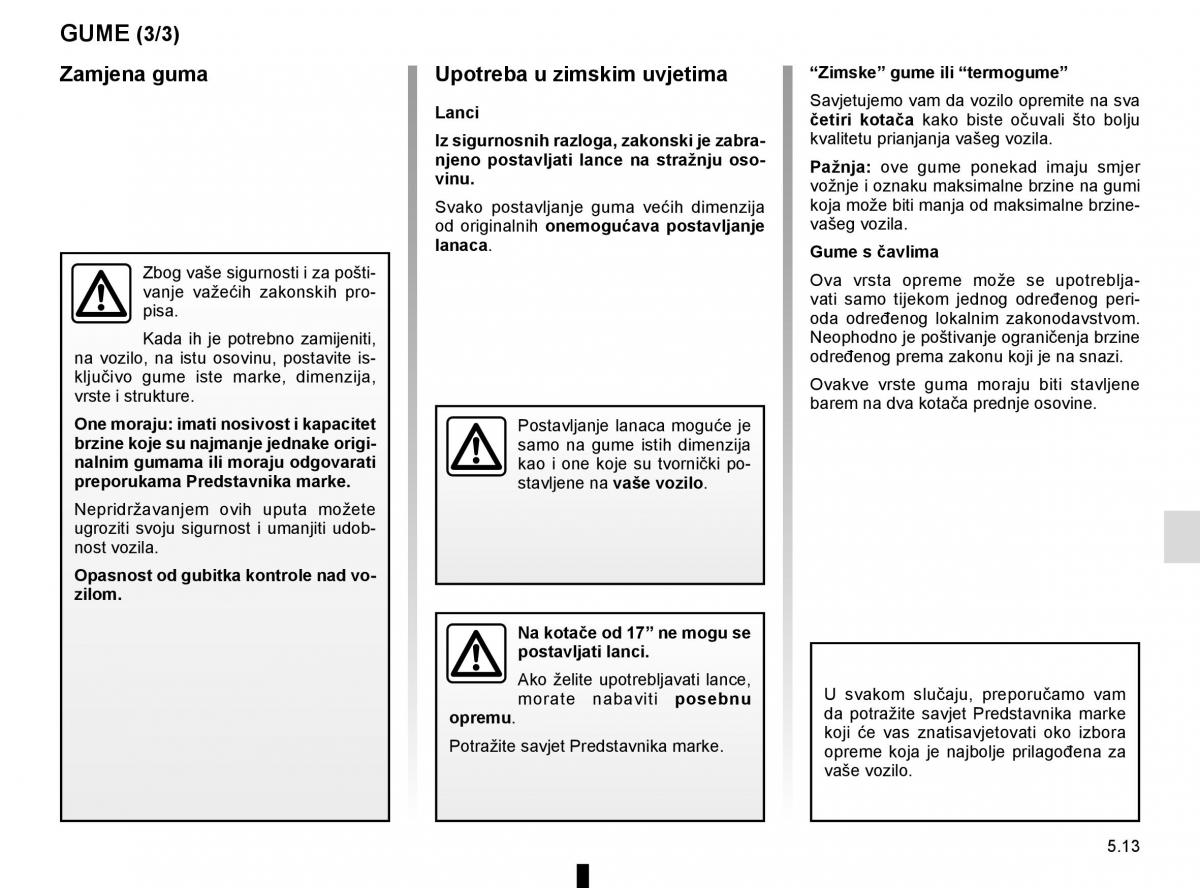 Renault Captur vlasnicko uputstvo / page 203