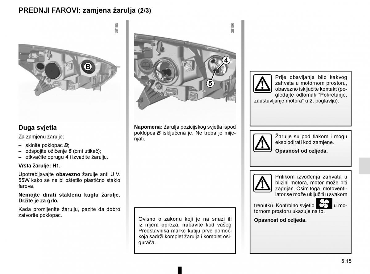 Renault Captur vlasnicko uputstvo / page 205