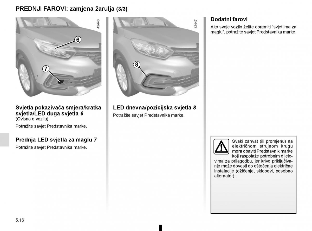 Renault Captur vlasnicko uputstvo / page 206