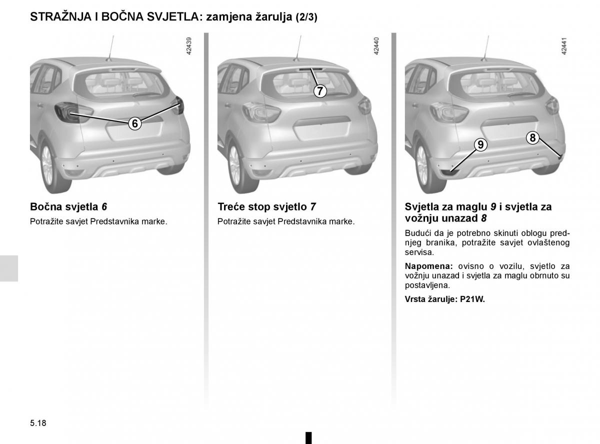 Renault Captur vlasnicko uputstvo / page 208