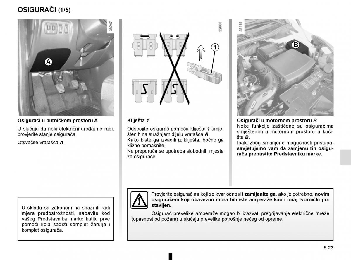 Renault Captur vlasnicko uputstvo / page 213