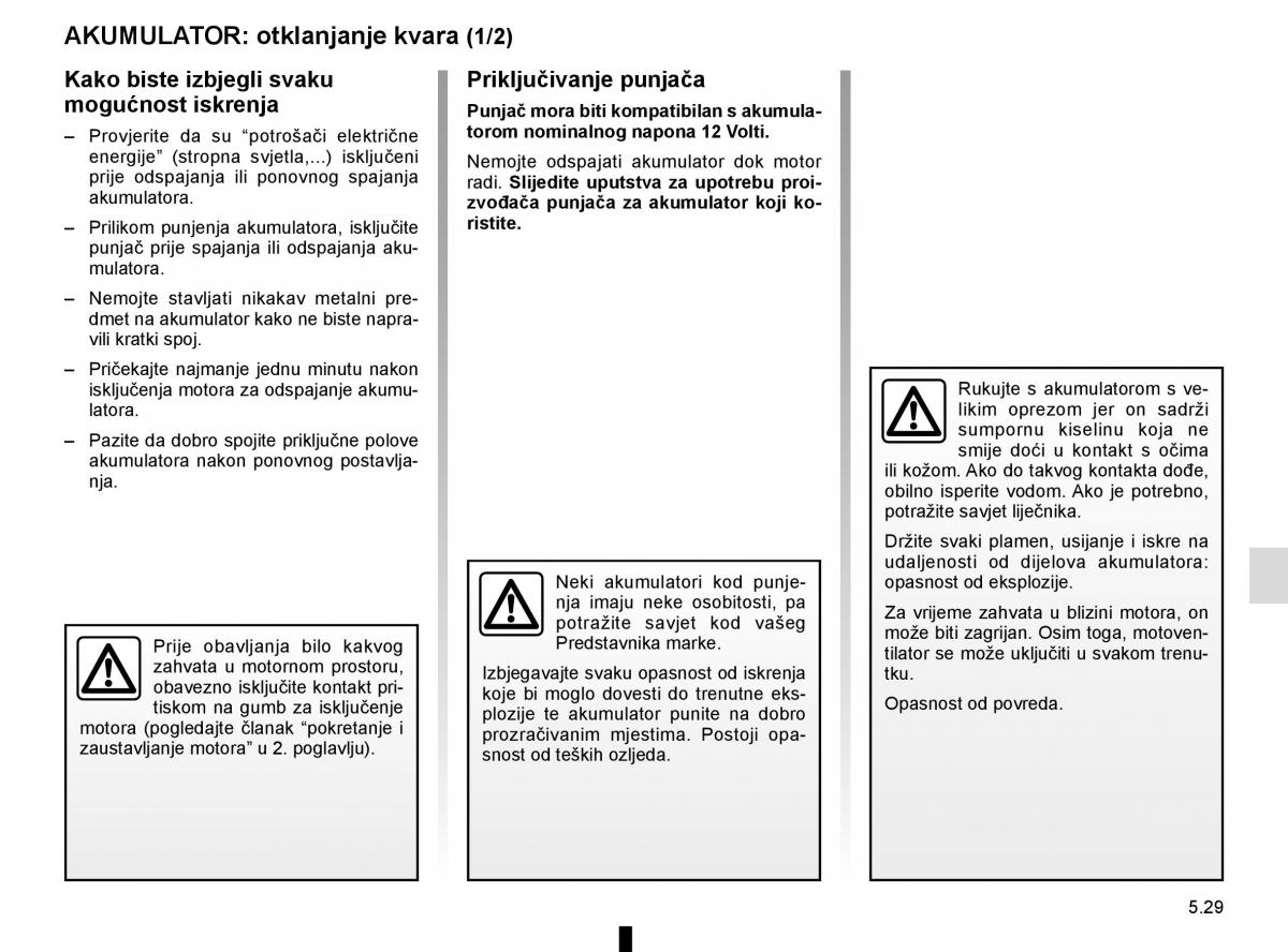 Renault Captur vlasnicko uputstvo / page 219