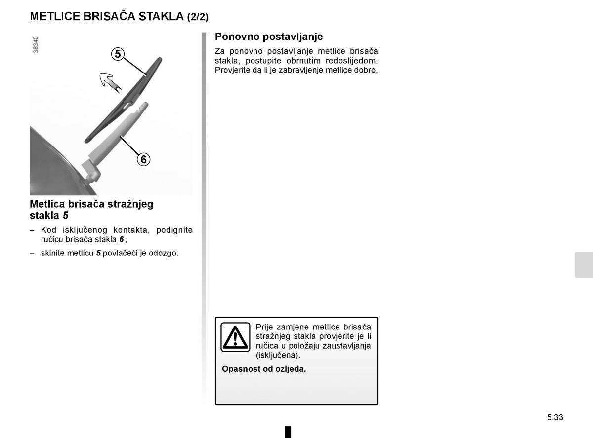 Renault Captur vlasnicko uputstvo / page 223