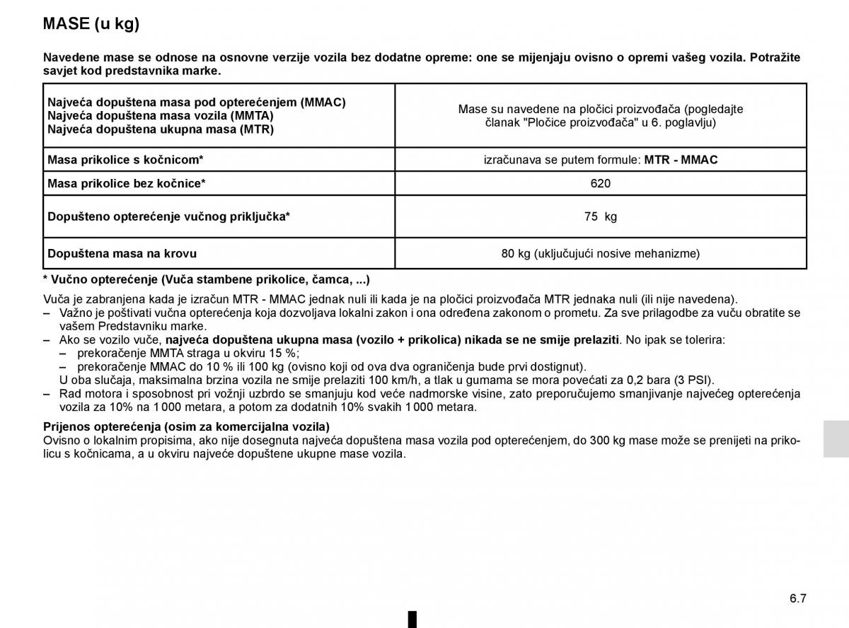 Renault Captur vlasnicko uputstvo / page 239