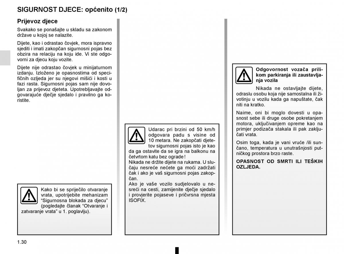 Renault Captur vlasnicko uputstvo / page 36