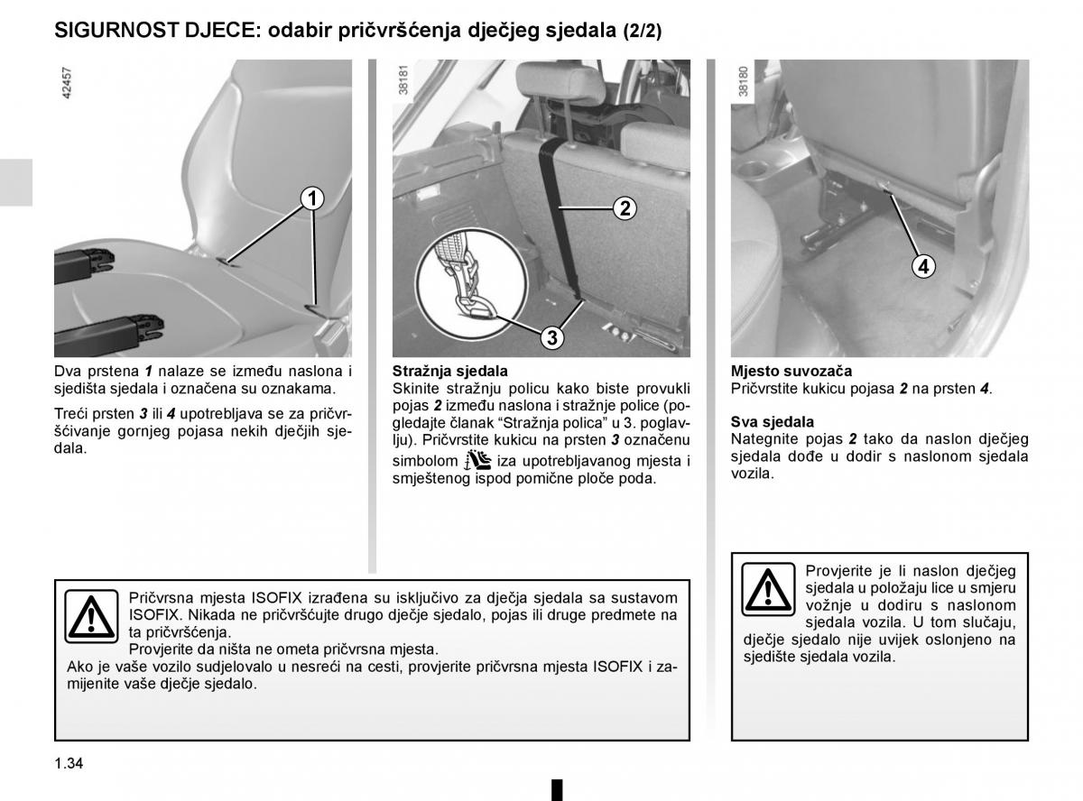 Renault Captur vlasnicko uputstvo / page 40