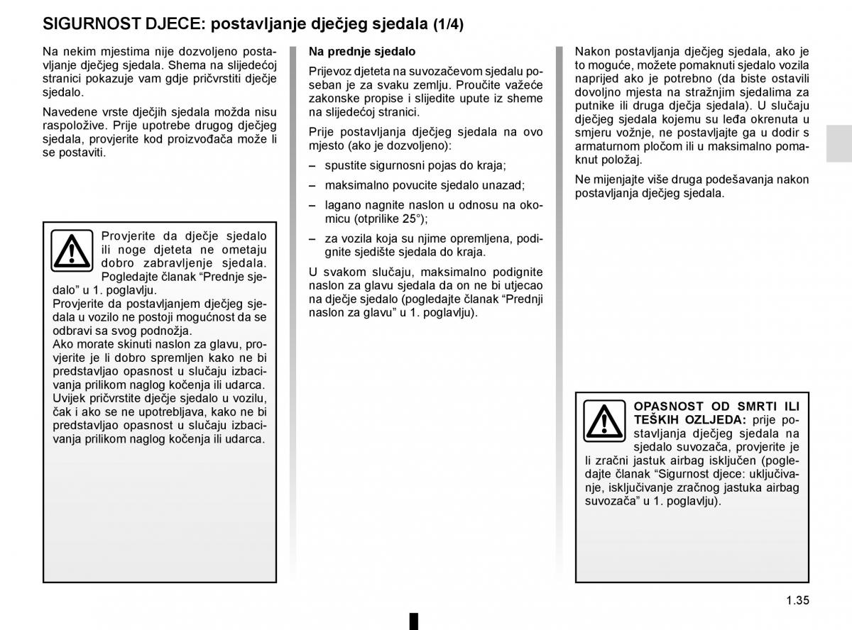 Renault Captur vlasnicko uputstvo / page 41