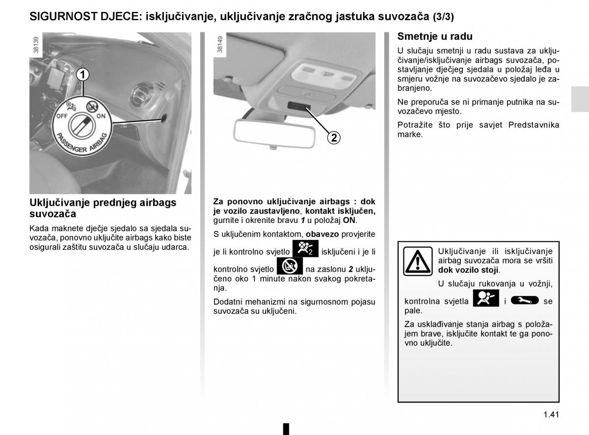 Renault Captur vlasnicko uputstvo / page 47