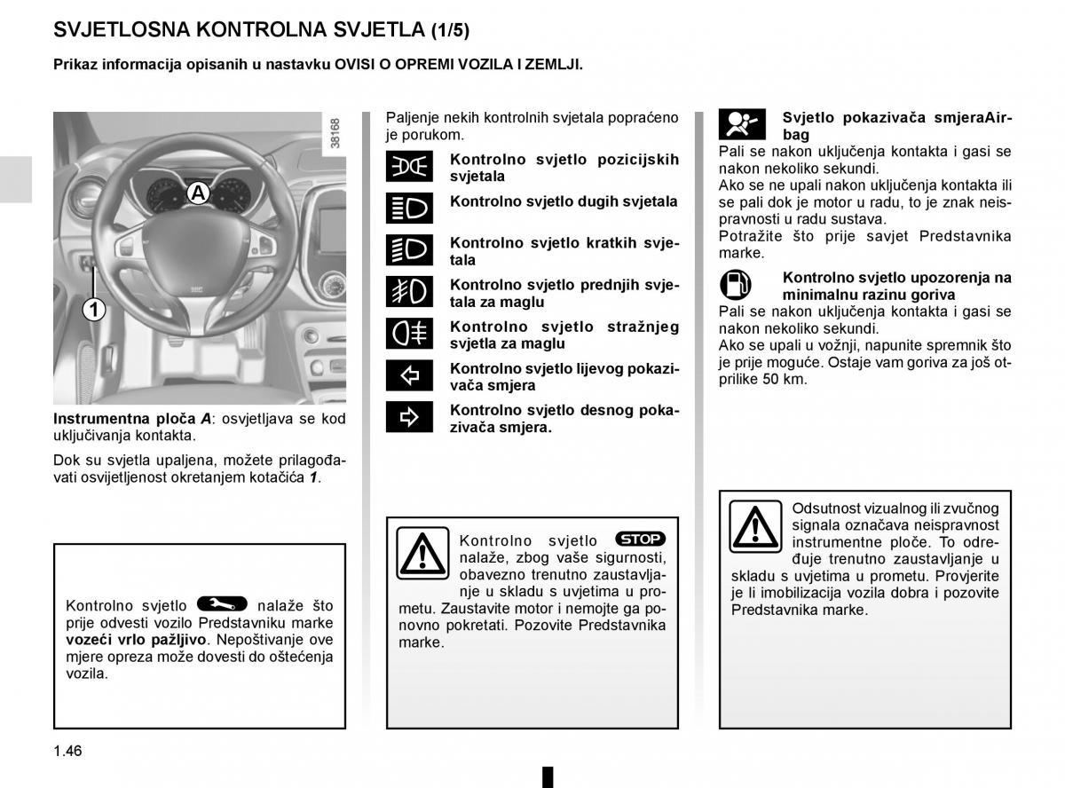 Renault Captur vlasnicko uputstvo / page 52