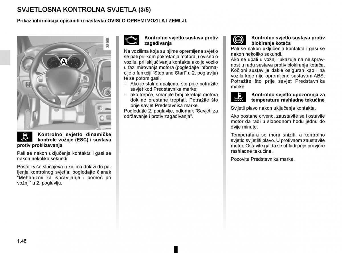 Renault Captur vlasnicko uputstvo / page 54