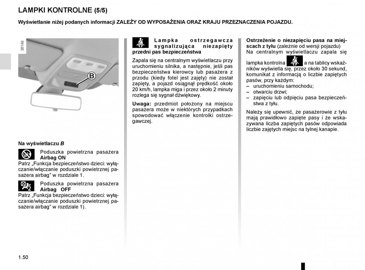 Renault Captur instrukcja obslugi / page 56