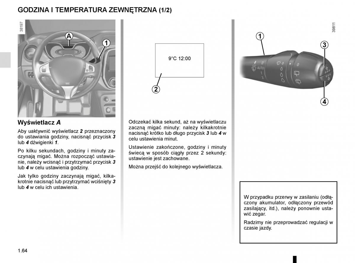 Renault Captur instrukcja obslugi / page 70