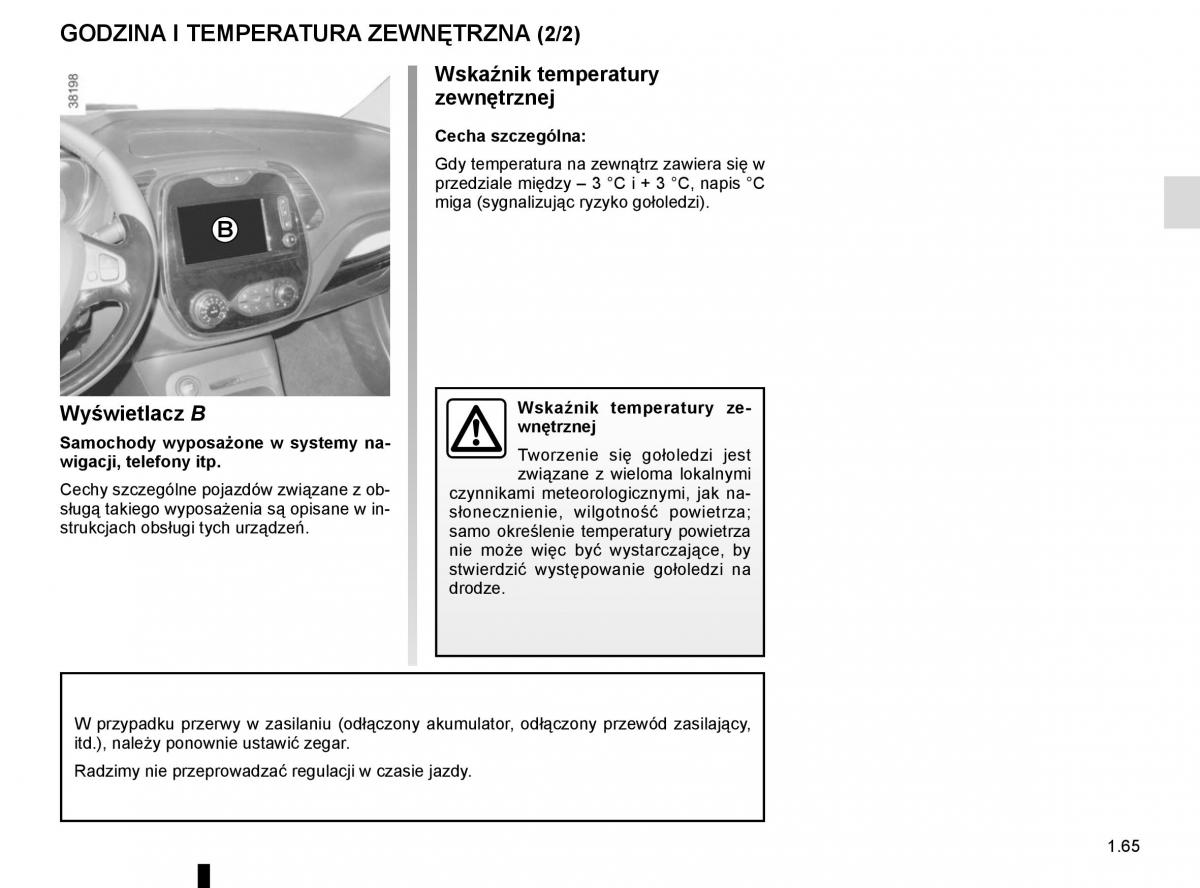 Renault Captur instrukcja obslugi / page 71