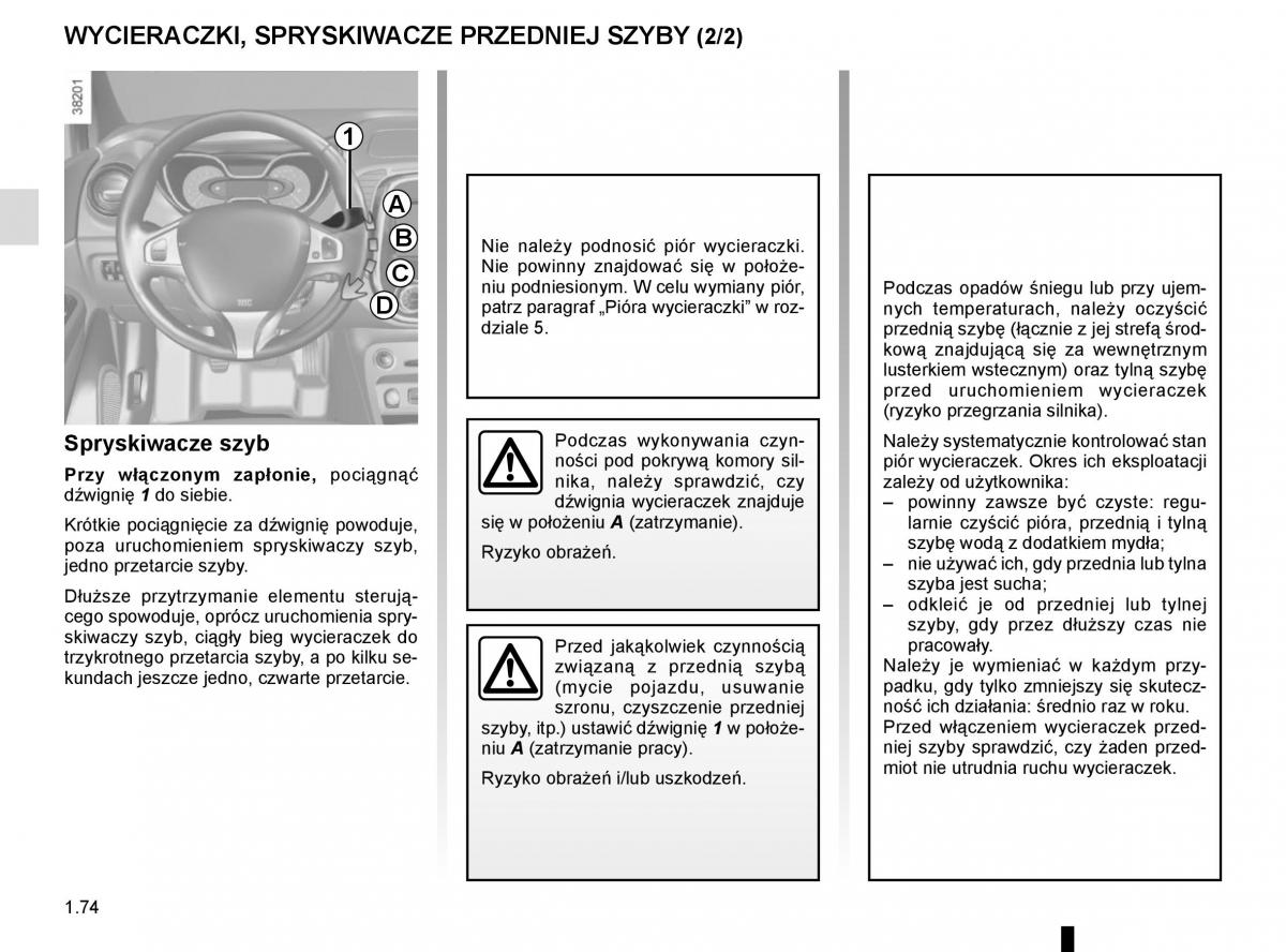 Renault Captur instrukcja obslugi / page 80