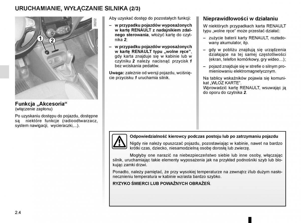 Renault Captur instrukcja obslugi / page 88