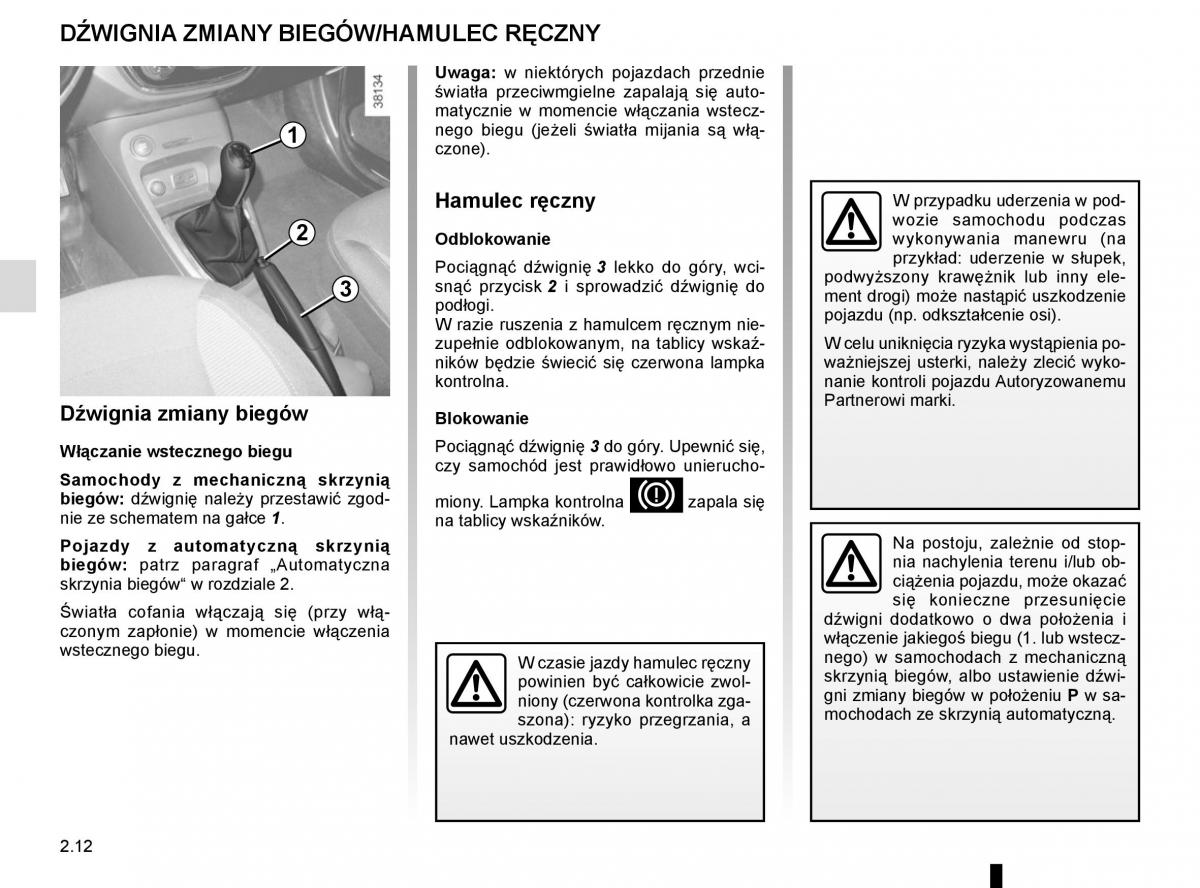 Renault Captur instrukcja obslugi / page 96