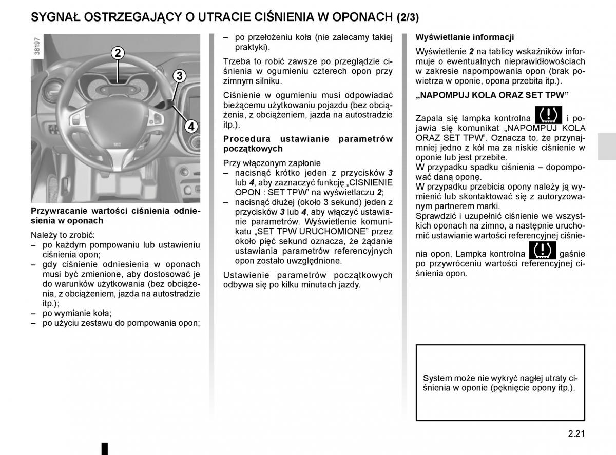 Renault Captur instrukcja obslugi / page 105