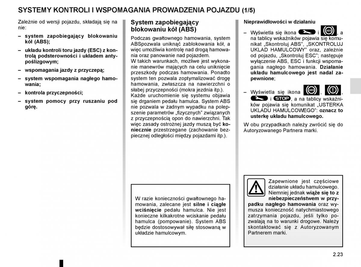 Renault Captur instrukcja obslugi / page 107