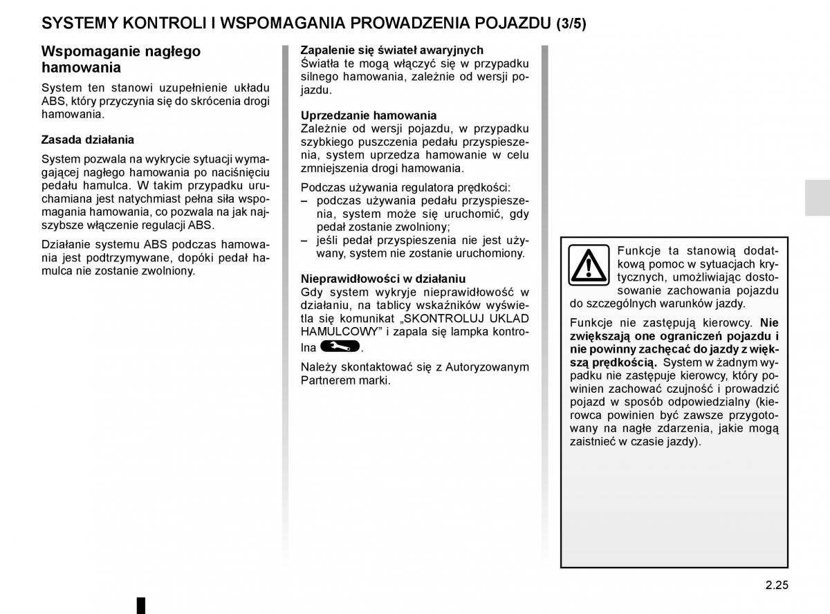 Renault Captur instrukcja obslugi / page 109