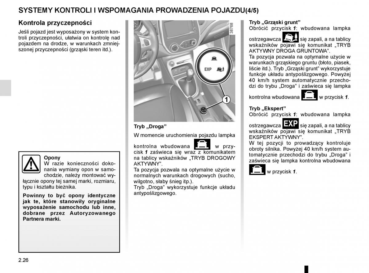 Renault Captur instrukcja obslugi / page 110