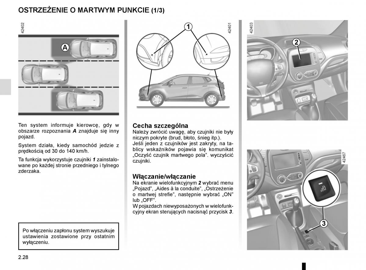 Renault Captur instrukcja obslugi / page 112