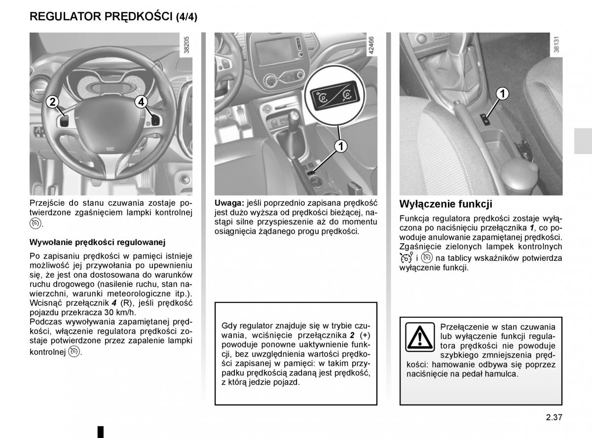 Renault Captur instrukcja obslugi / page 121