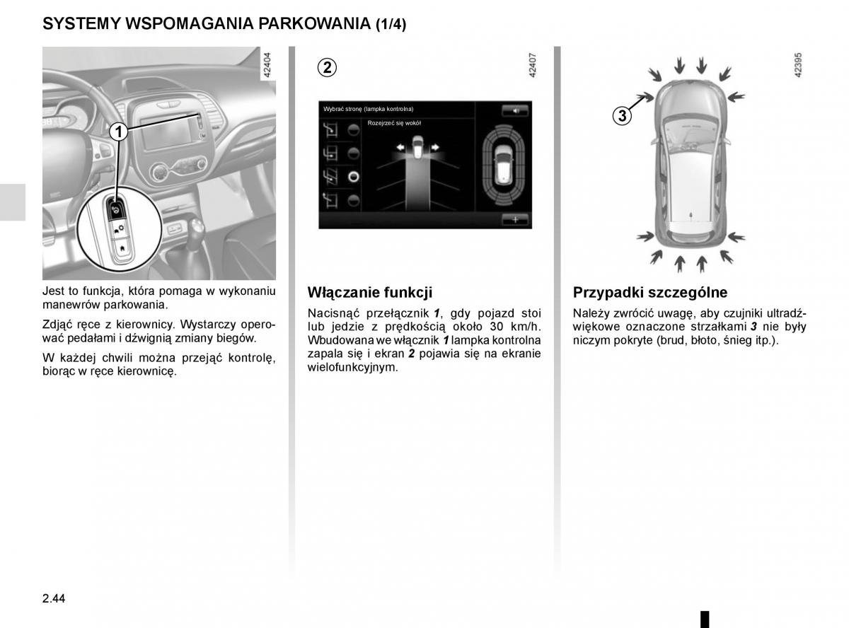 Renault Captur instrukcja obslugi / page 128