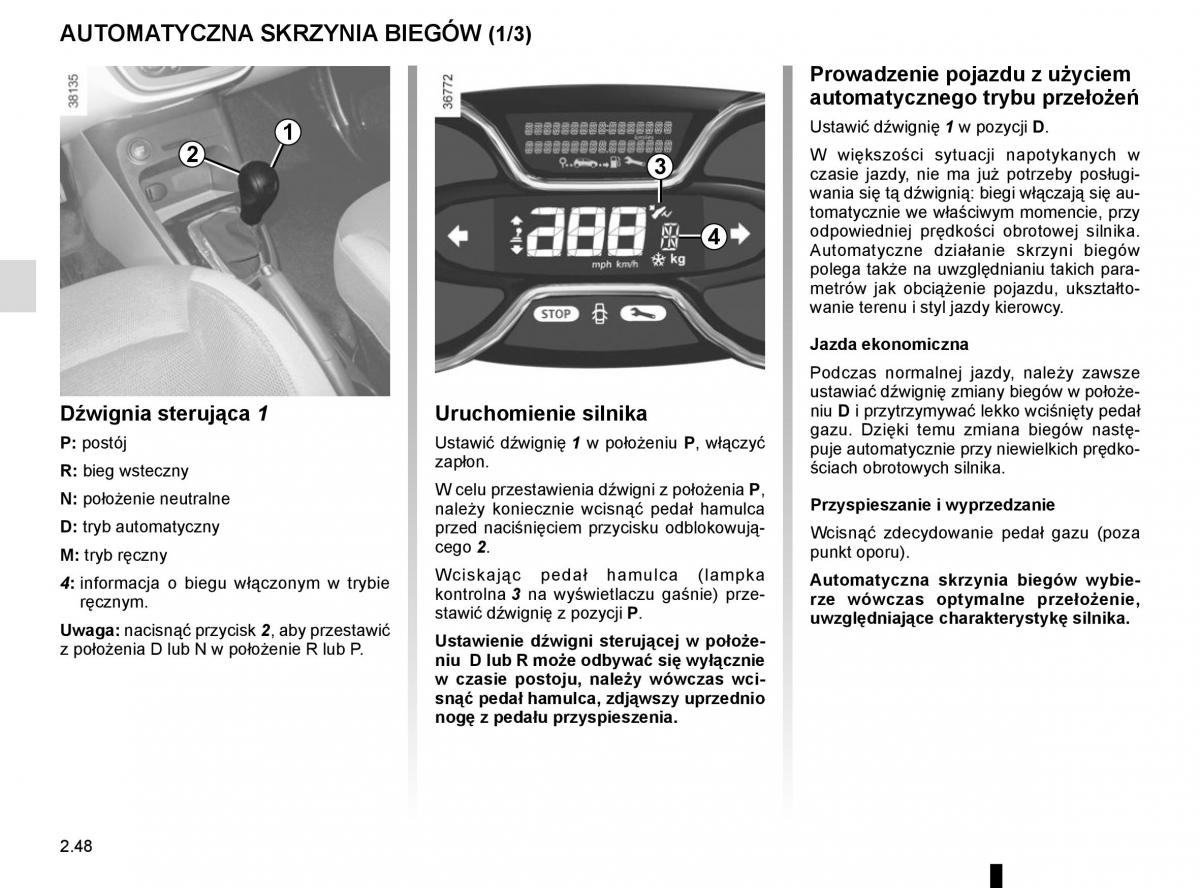 Renault Captur instrukcja obslugi / page 132