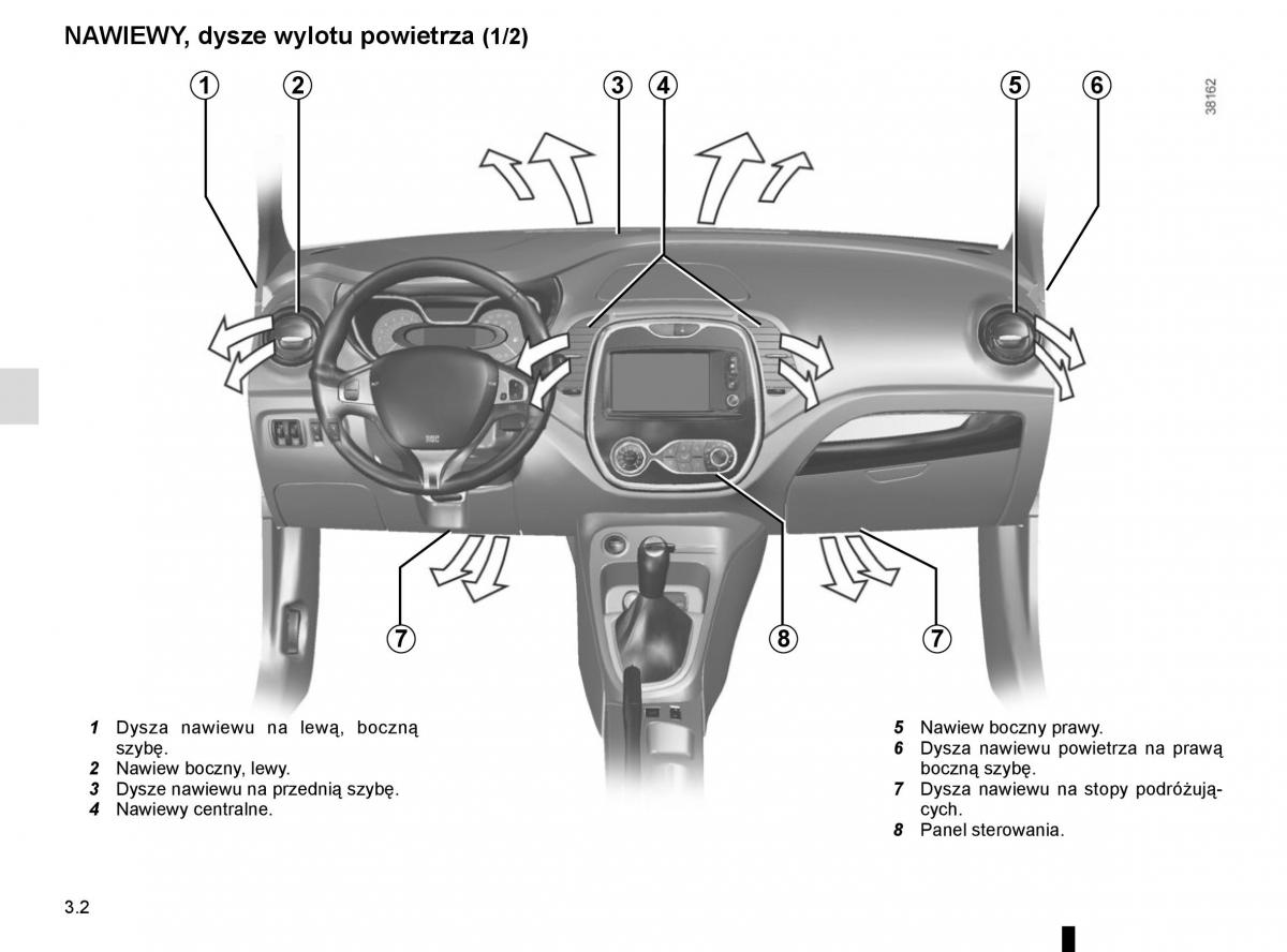 Renault Captur instrukcja obslugi / page 136