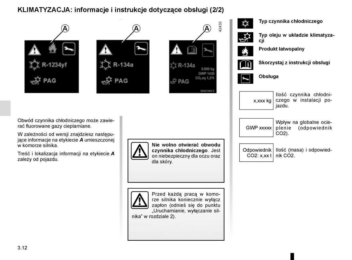 Renault Captur instrukcja obslugi / page 146