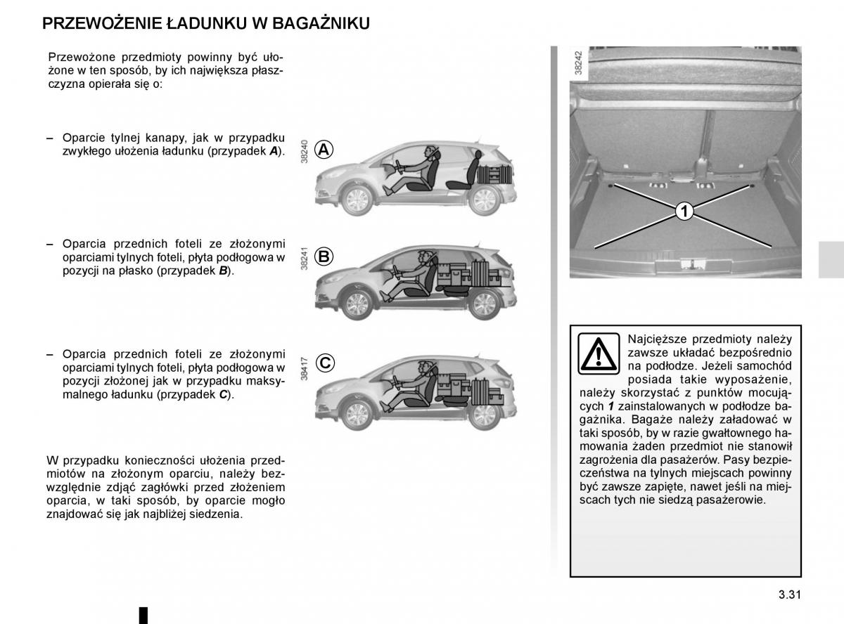 Renault Captur instrukcja obslugi / page 165