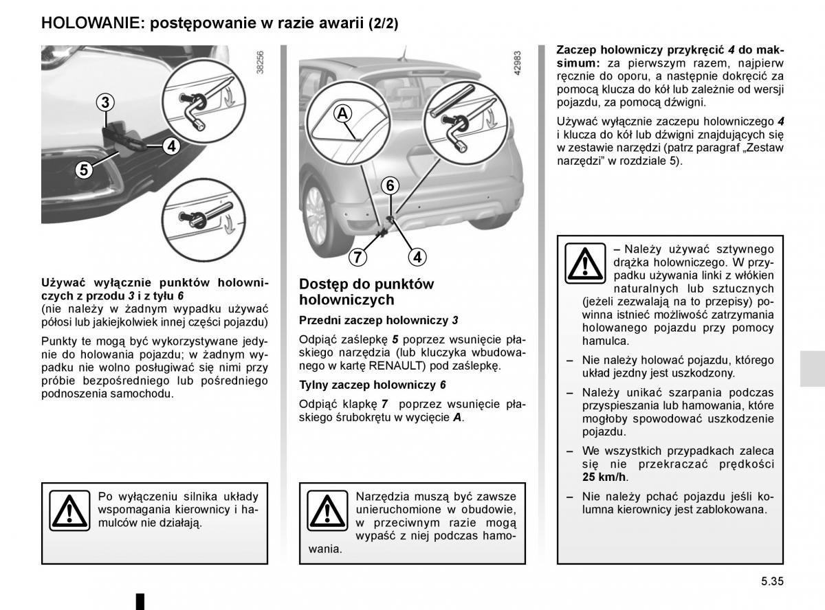 Renault Captur instrukcja obslugi / page 225